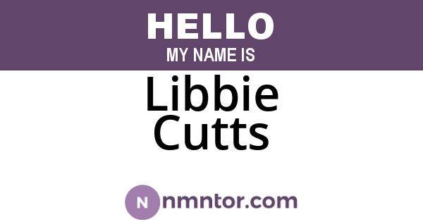 Libbie Cutts