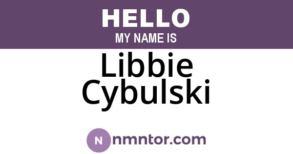 Libbie Cybulski