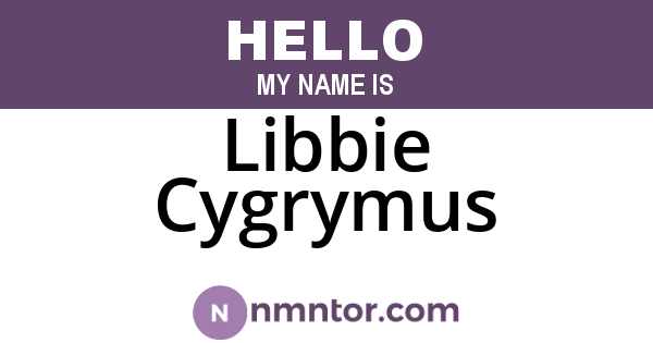 Libbie Cygrymus