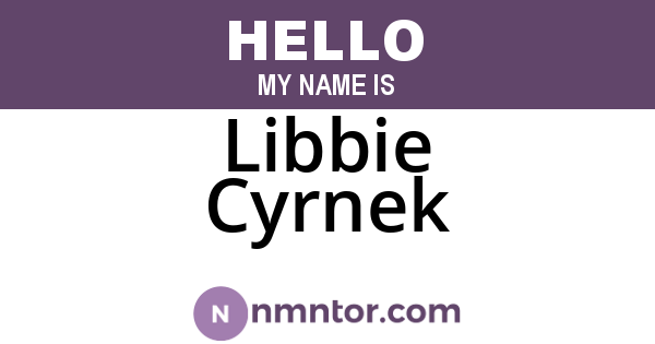 Libbie Cyrnek
