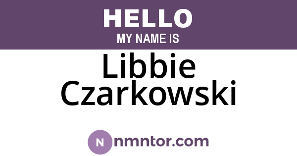 Libbie Czarkowski