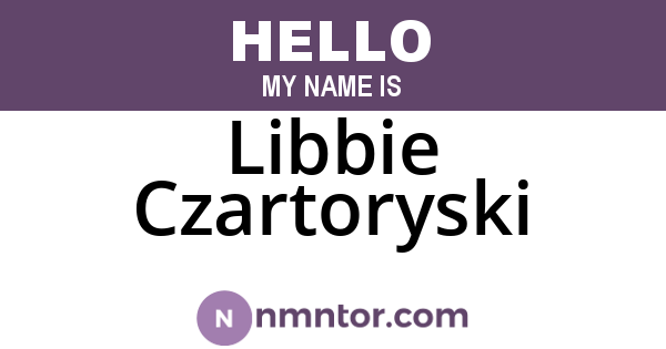 Libbie Czartoryski