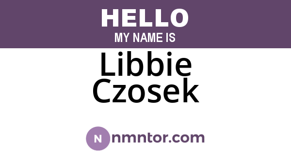 Libbie Czosek