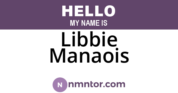 Libbie Manaois