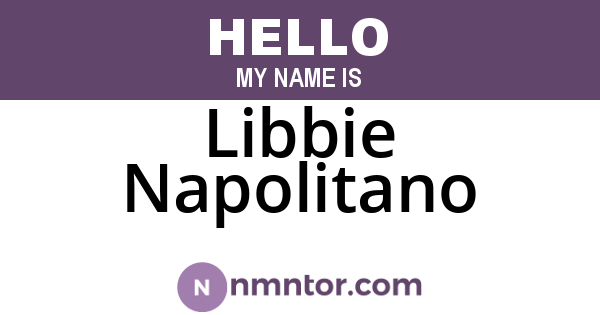 Libbie Napolitano