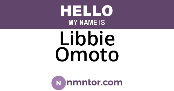 Libbie Omoto