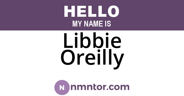 Libbie Oreilly