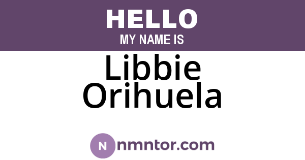 Libbie Orihuela