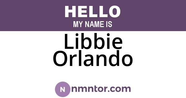 Libbie Orlando