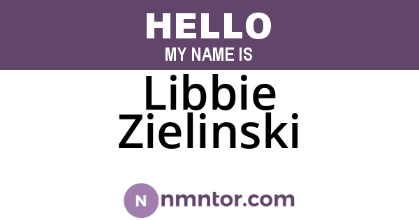 Libbie Zielinski