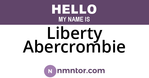 Liberty Abercrombie
