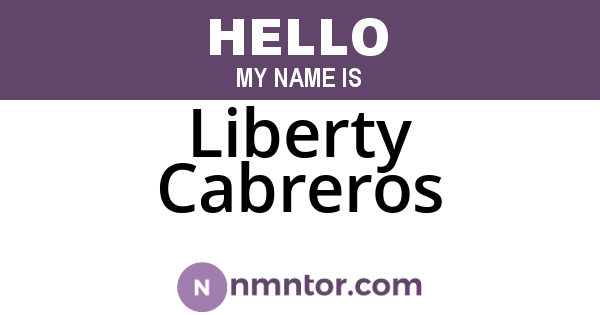 Liberty Cabreros