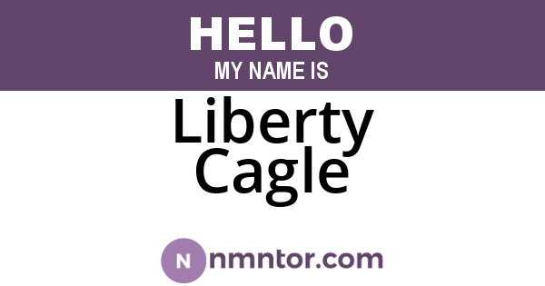 Liberty Cagle