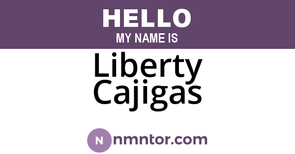Liberty Cajigas