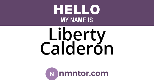 Liberty Calderon