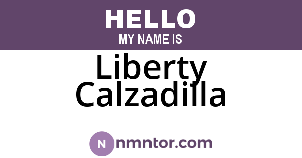 Liberty Calzadilla