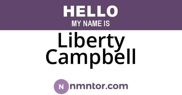 Liberty Campbell