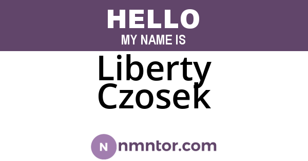 Liberty Czosek