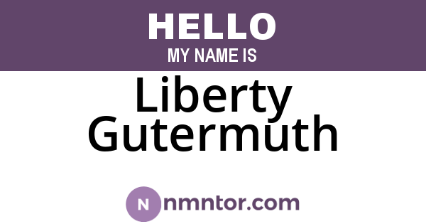 Liberty Gutermuth
