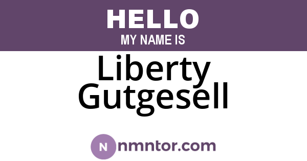 Liberty Gutgesell