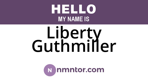Liberty Guthmiller