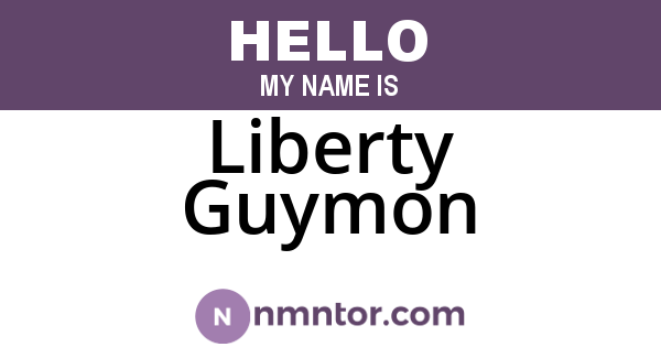 Liberty Guymon