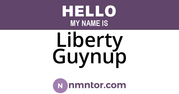 Liberty Guynup