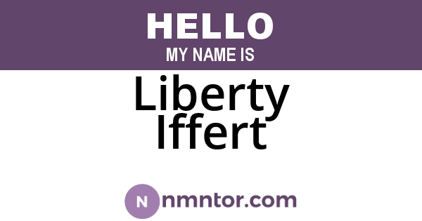 Liberty Iffert