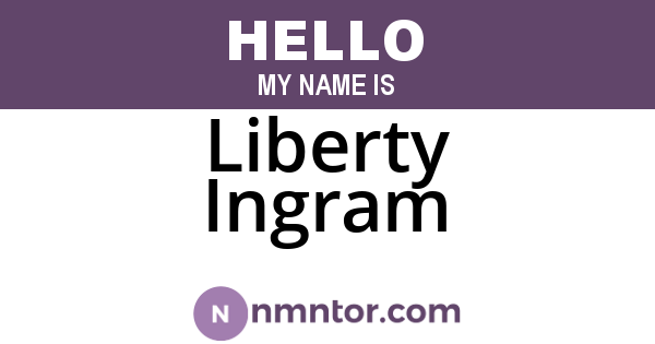 Liberty Ingram