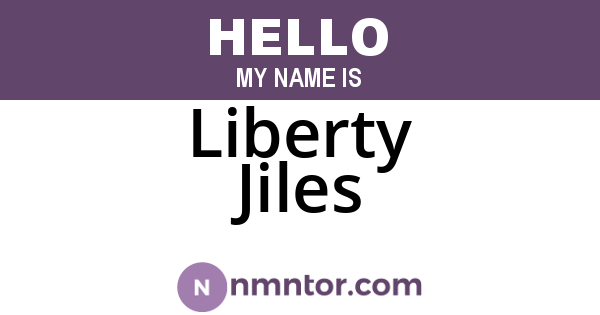 Liberty Jiles