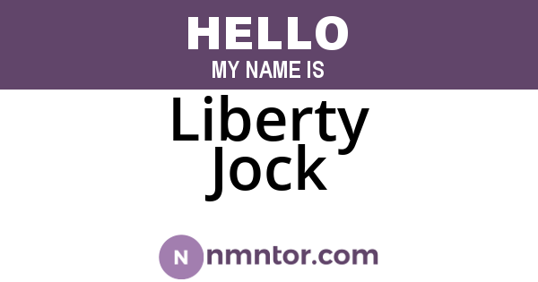 Liberty Jock