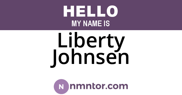 Liberty Johnsen