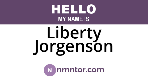 Liberty Jorgenson