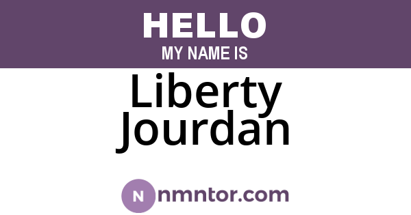 Liberty Jourdan