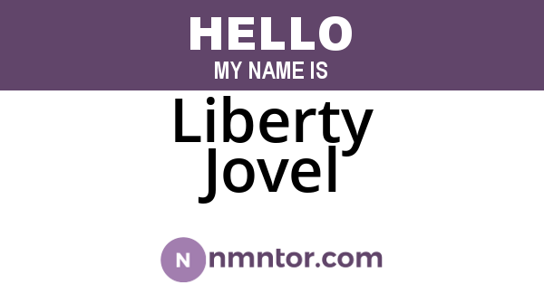 Liberty Jovel