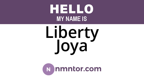 Liberty Joya