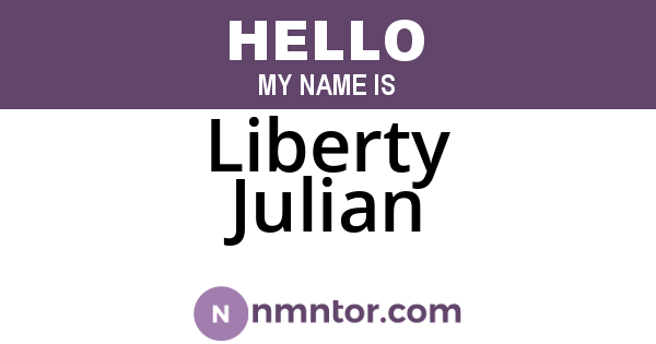 Liberty Julian