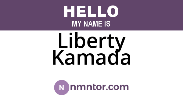 Liberty Kamada
