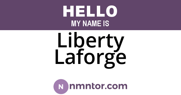 Liberty Laforge