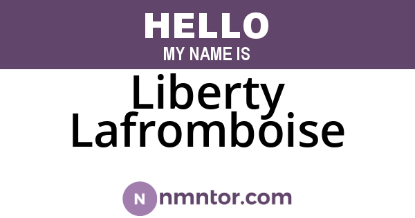 Liberty Lafromboise