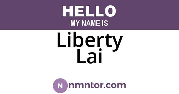 Liberty Lai