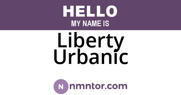 Liberty Urbanic