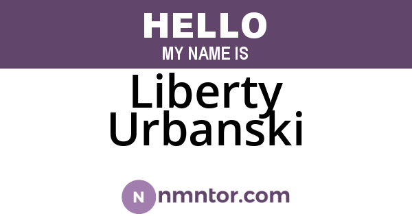 Liberty Urbanski