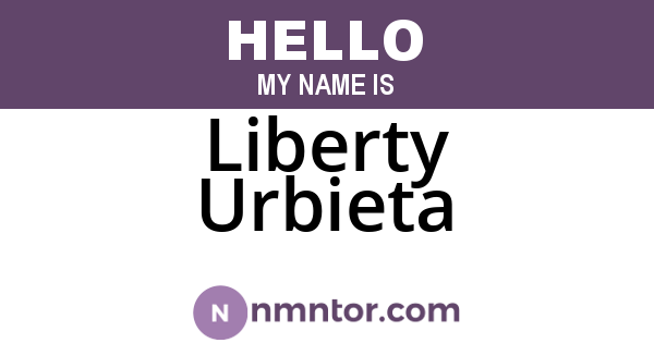 Liberty Urbieta