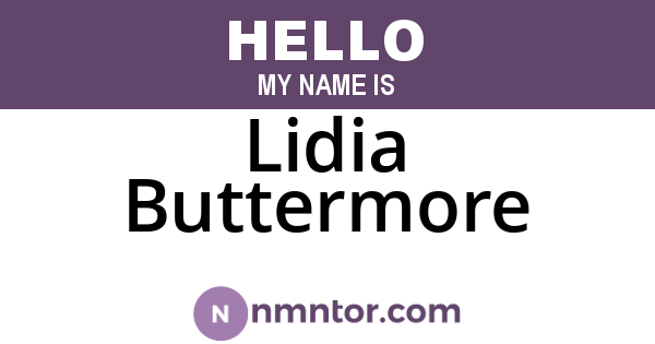 Lidia Buttermore