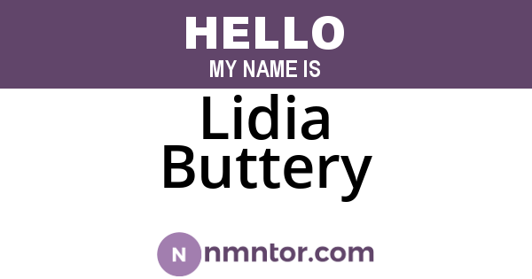 Lidia Buttery