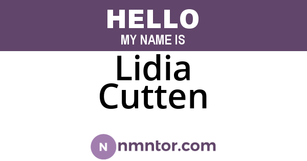 Lidia Cutten