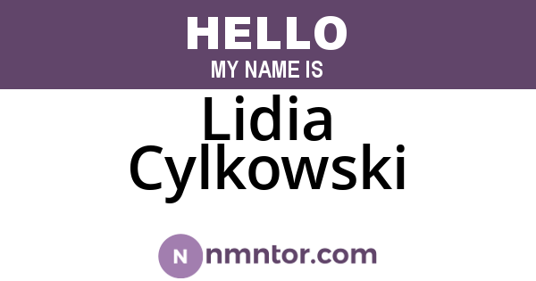 Lidia Cylkowski