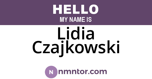Lidia Czajkowski