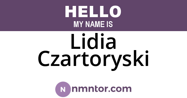 Lidia Czartoryski